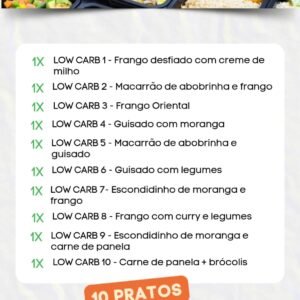 Kit Low Carb - 10 Pratos